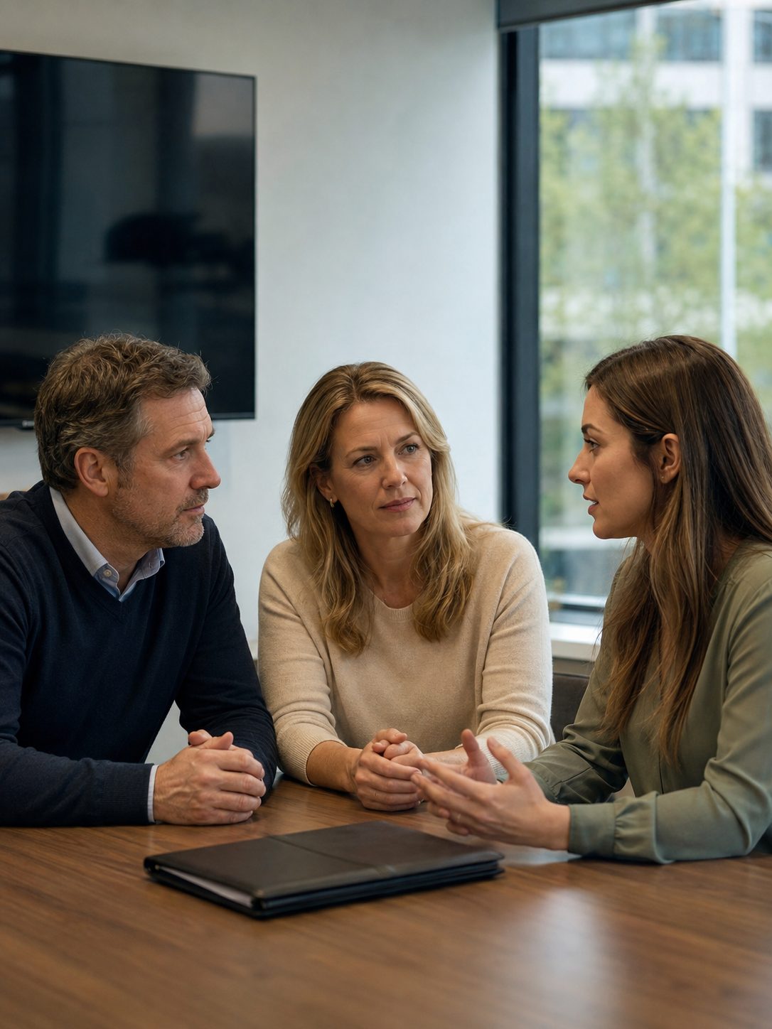 Família em reunião de inventário